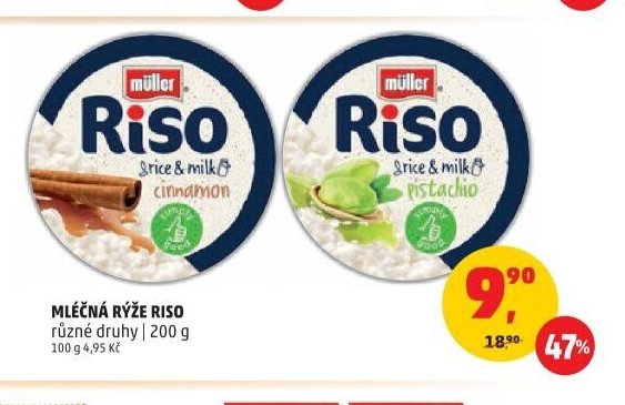 MLÉČNÁ RÝŽE RISO různé druhy