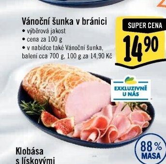 Vánoční šunka v bránici