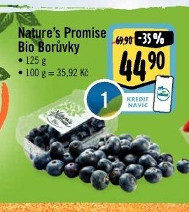 Nature's Promise Bio Borůvky