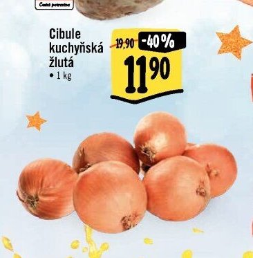 Cibule kuchyňská žlutá