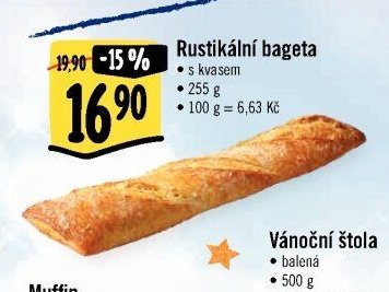 Rustikální bageta