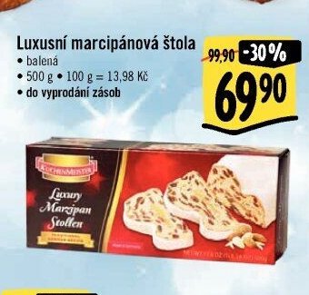 Luxusní marcipánová štola