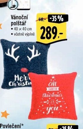 Vánoční polštář