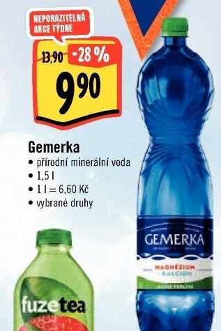 Minerální voda Gemerka