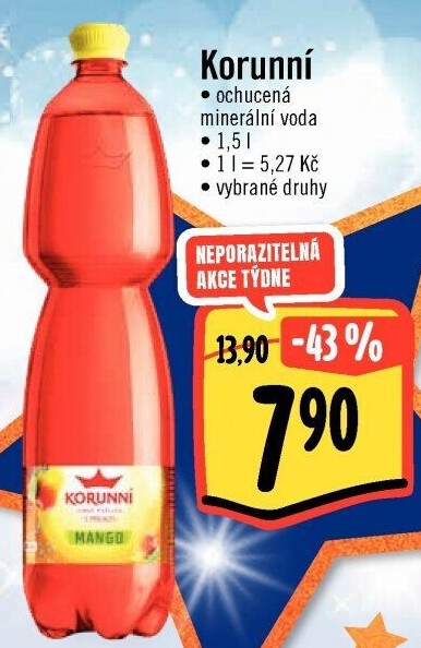 Voda ochucená Korunní