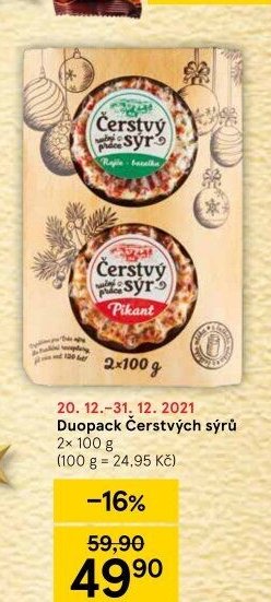 Duopack Čerstvých sýrů