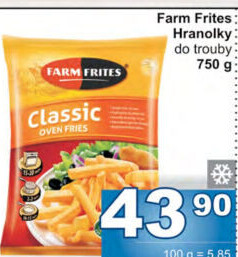Hranolky mražené Farm Frites