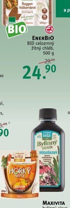 Maxivita bylinný sirup nebo horký nápoj