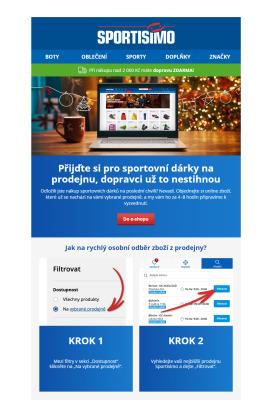 akční leták Sportisimo 21.12.2021-26.12.2021