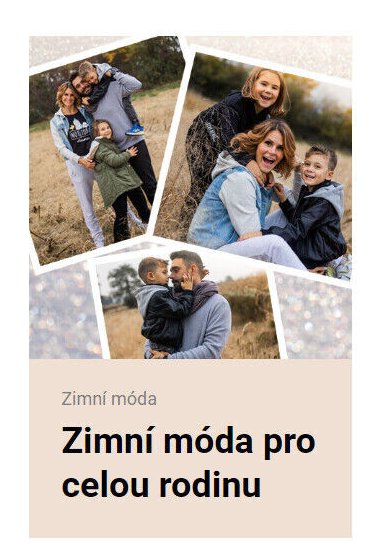 Zimní móda pro celou rodinu