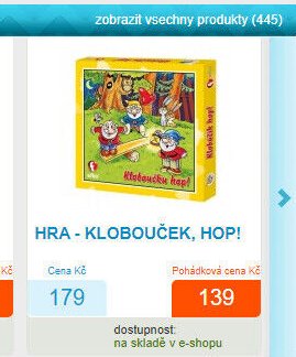 HRA - KLOBOUČEK, HOP!