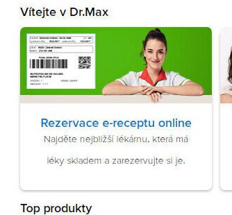 Rezervace e-receptu online