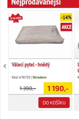 Válecí pytel - hnědý - UNI HOBBY akcniletaky.com