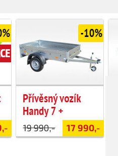 Přívěsný vozík Handy 7 + - UNI HOBBY akcniletaky.com