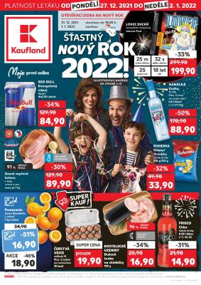 akční leták Kaufland 27.12.2021-2.1.2022