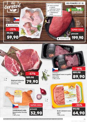 akční leták Kaufland 27.12.2021-2.1.2022