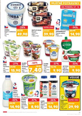 akční leták Kaufland 27.12.2021-2.1.2022