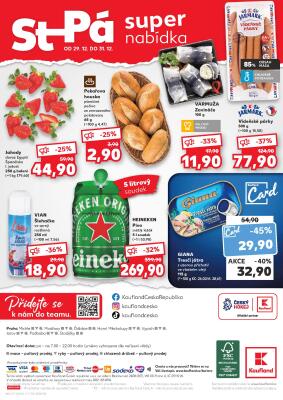 akční leták Kaufland 27.12.2021-2.1.2022