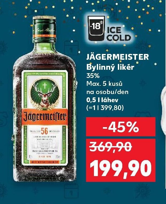 JÄGERMEISTER Bylinný likér