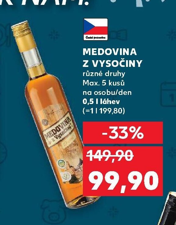 MEDOVINA Z VYSOČINY