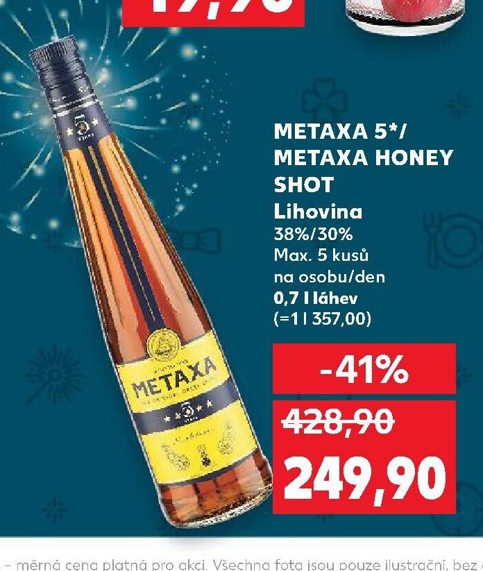 METAXA 5*/ METAXA HONEY SHOT