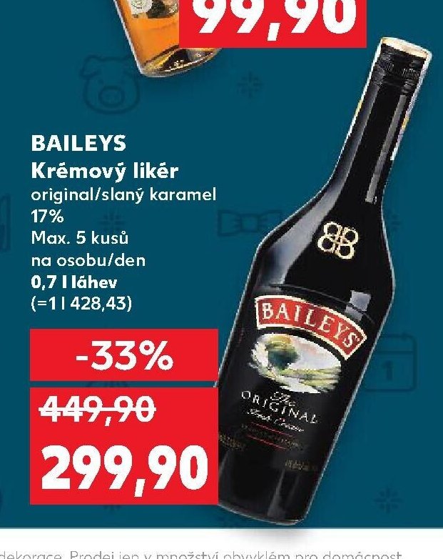 BAILEYS Krémový likér