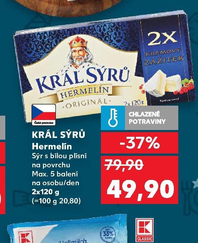 Král Sýrů Hermelín