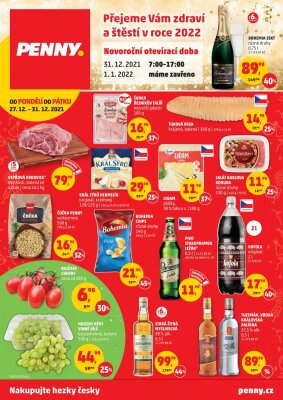 akční leták Penny Market 27.12.2021-31.12.2021