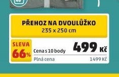 Přehoz na dvoulůžko