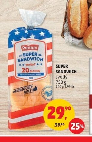 Super Sandwich světlý 750 g