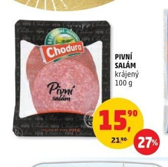 Pivní salám krájený 100 g