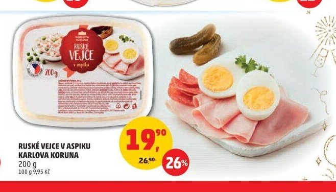 Ruské vejce v aspiku Karlova Koruna 200 g