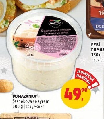 POMAZÁNKA česneková se sýrem