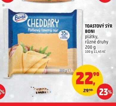 TOASTOVÝ SÝR BONI