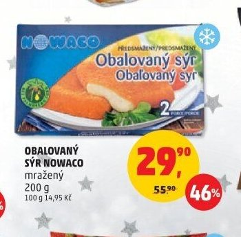 Obalovaný sýr Nowaco