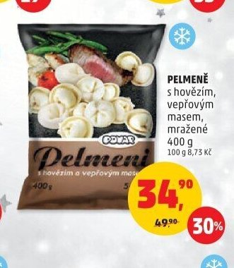 Pelmeně s hovězím, vepřovým masem