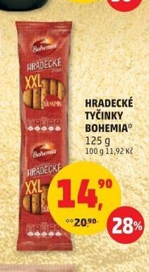 HRADECKÉ TYČINKY BOHEMIA