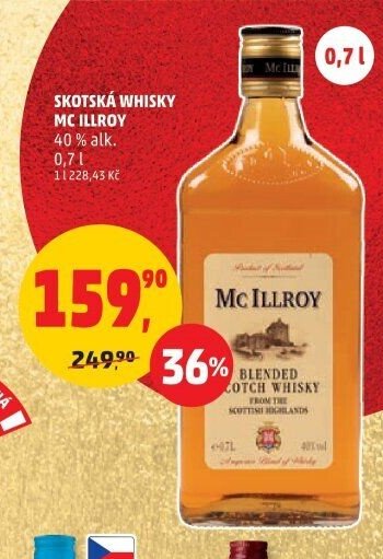 Skotská whisky Mc Illroy