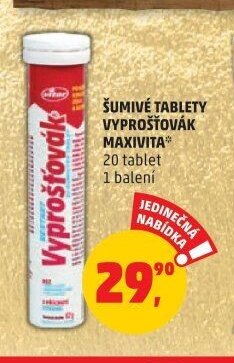 Šumivé tablety Vyprošťovák Maxivita