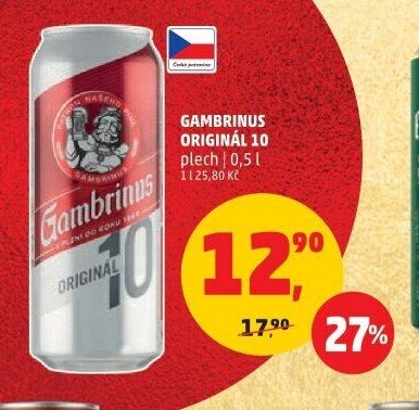 GAMBRINUS ORIGINÁL 10