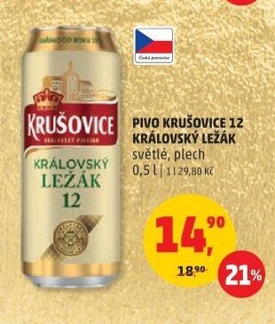 PIVO KRUŠOVICE 12 KRÁLOVSKÝ LEŽÁK