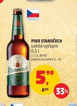PIVO STAROČECH světlé výčepní