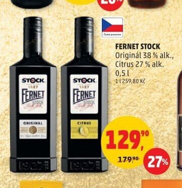Fernet Stock Originál / Citrus