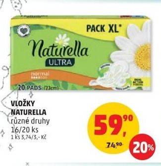 Vložky Naturella