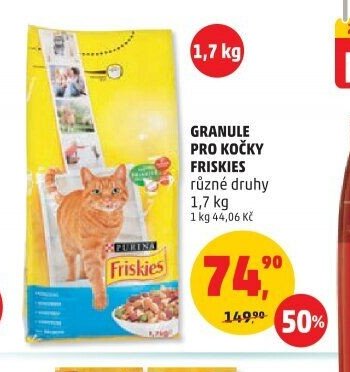 Granule pro kočky Friskies