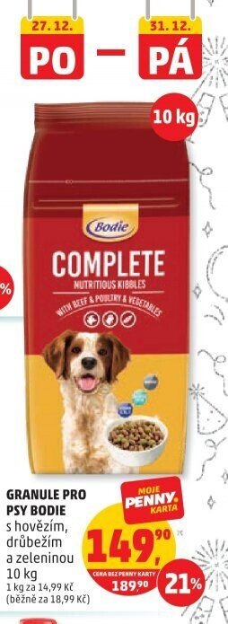 Granule pro psy Bodie