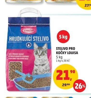 Stelivo pro kočky Louisa