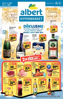 akční leták Albert 27.12.2021-2.1.2022