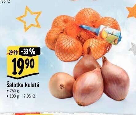 Šalotka kulatá