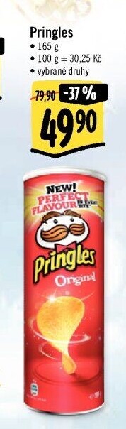 Chipsy Pringles - tubus